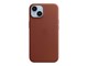 Handys - Cover & Cases - Apple iPhone 14 Leather Case with MagSafe - Umber - MPP73ZM/A