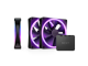 Gehäuselüfter - NZXT F120 RGB DUO 3-pack & RGB Controller - Black - Gehäuselüfter - 120mm - Schwarz mit RGB LED - 29 dBA - RF-D12TF-B1