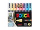 Hobby-Zubehör - POSCA marker sæt Soft Colors PC-5M 8 ass. - 401613