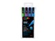 Utensilien zum Schreiben und Zeichnen - POSCA marker sæt PC-3M 4 ass. Glitter colors cool - 401640