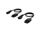 Gehäusezubehör - Corsair iCUE LINK Slim Cable 200mm x2 (straight / slim 90° connectors) - CL-9011123-WW