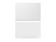 Tablets - Cover & Case - Samsung Galaxy Tab S10+ / Tab S9+ / Tab S9 FE+ - Smart Book Cover - White - EF-BX810PWEGWW