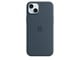 Handys - Cover & Cases - Apple iPhone 15 Plus Silicone Case with MagSafe - Storm Blue - MT123ZM/A