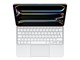Tastaturen - Apple Magic Keyboard for iPad Pro 13‑inch (M4) - German - White - Tastatur & Folio-Set - Deutsch - Weiss - MWR43D/A