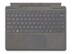 Tastaturen - Microsoft Surface Pro Signature - Tastaturen - Deutsch - Grau - 8X8-00168