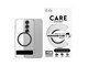 Handys - Cover & Cases - CARE by PanzerGlass Feature Case Transparent w. Black Kickstand & QI Compatible Samsung Galaxy S25 - CRRFBKQG38388