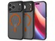 Handys - Cover & Cases - Spigen Ultra Hybrid MagSafe - frost black orange - iPhone 17 Pro - ACS10483