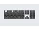 Tastaturen - Wooting PBT ISO (UK) & ANSI (US) Keycaps - Just Black - Keycaps - Englisch (US) - Schwarz - KC3-USUK4-PDS-BK1
