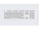 Tastaturen - Wooting PBT ISO (UK) & ANSI (US) Keycaps - Just White - Keycaps - Englisch (US) - Weiss - KC3-USUK4-PDS-WH1