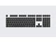 Tastaturen - Wooting PBT ISO Keycaps - Just Black - Keycaps - Nordic ISO - Schwarz - KC3-NR1-PDS-BK1