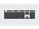 Tastaturen - Wooting PBT ISO Keycaps - Just Black - Keycaps - Deutsch - Schwarz - KC3-DE1-PDS-BK1