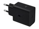 Handys - Adapter und Ladegeräte - Samsung 60W USB-C Power Adapter - Black - EP-T6010NBEGWW
