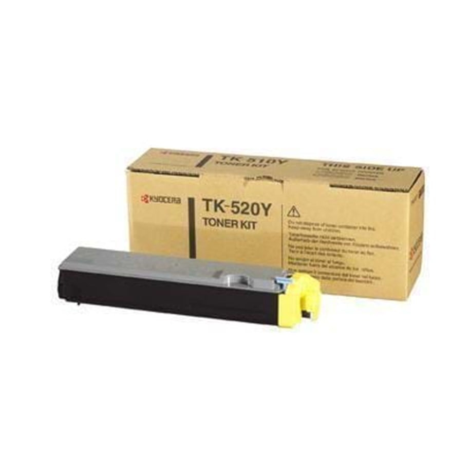 Druckerzubehör - Tinte & Toner - Kyocera TK 520Y Toner Yellow - Tonerpatrone Gelb - TK520Y