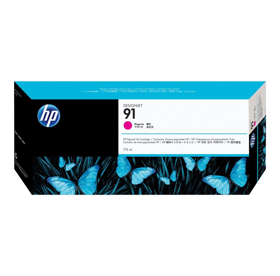 Druckerzubehör - Tinte & Toner - HP 91 - Tintenpatrone Magenta - C9468A