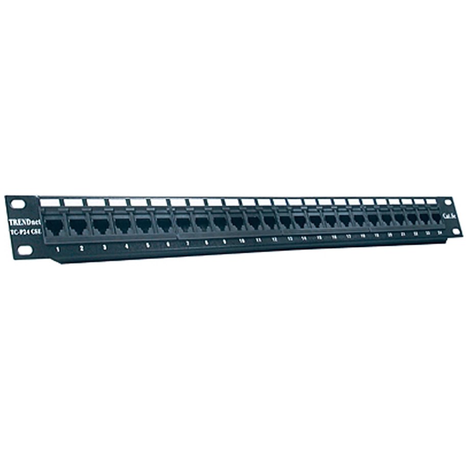 Netzwerkzubehör - TRENDnet 24-port Cat5/5e Unshielded Patch Panel - TC-P24C5E