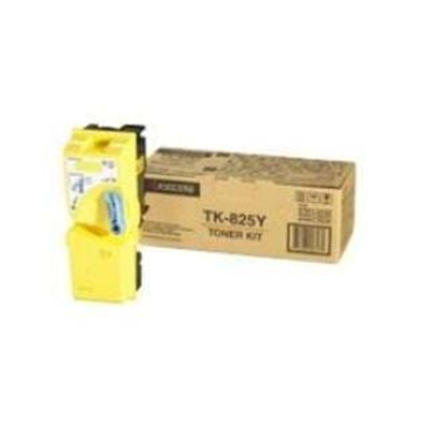 Druckerzubehör - Tinte & Toner - Kyocera TK 825Y Toner Yellow - Toner kit Gelb - TK-825Y