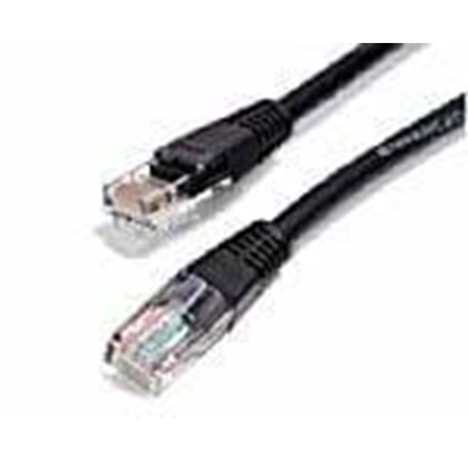 Netzwerk - Kabel - Roline LAN Cable 1.0m CAT5E UTP.Sort - 21.15.0535-100