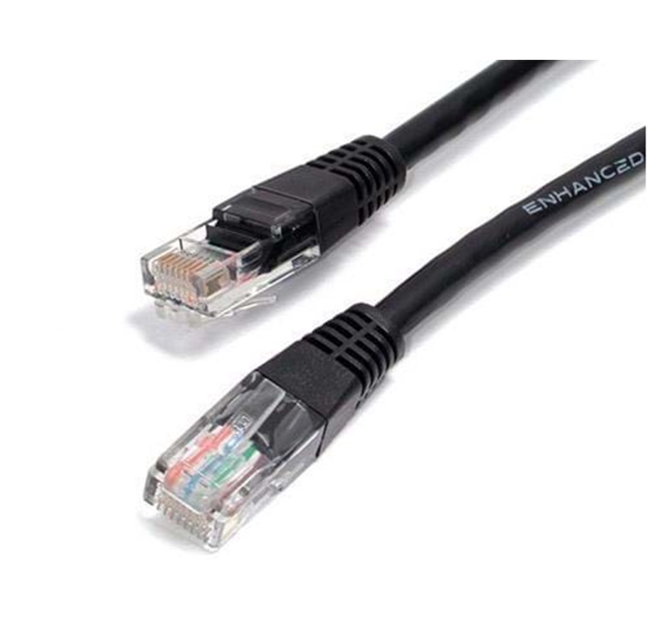 Netzwerk - Kabel - Roline CAT.6/2.0 BLACK UTP KABEL CAT.6 - 21.15.1545-100