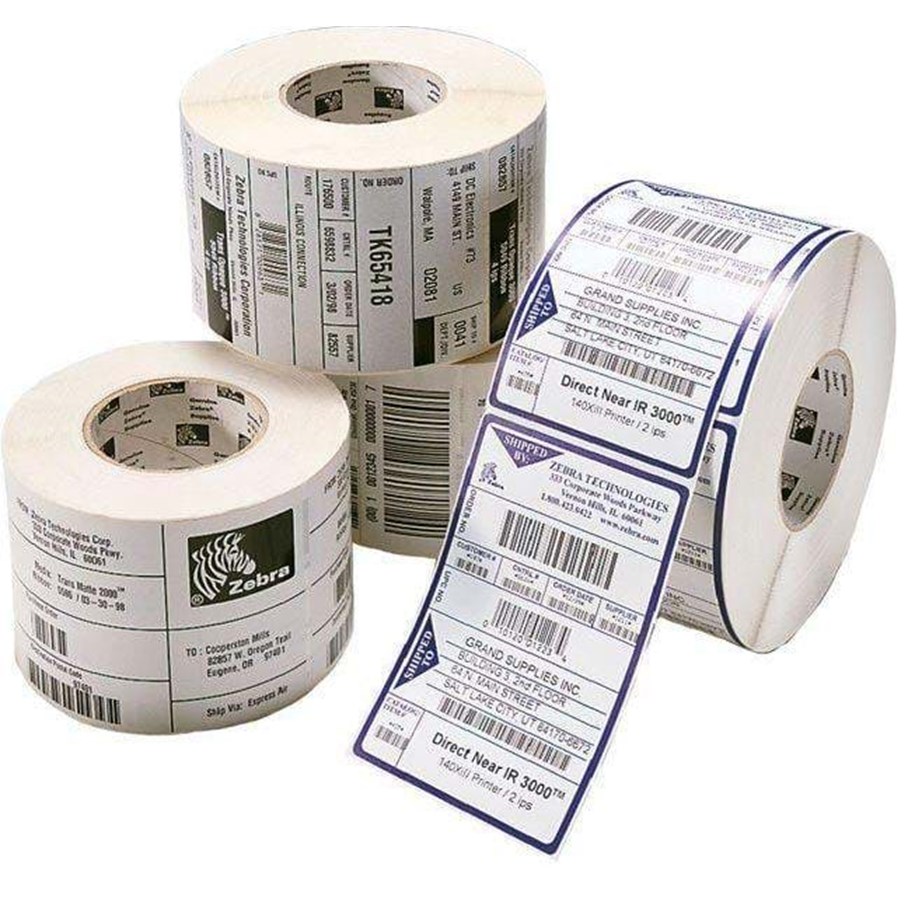 Papier, Fotopapier und Etiketten - Zebra Z-Ultimate 5A - permanentklæbend - 76015