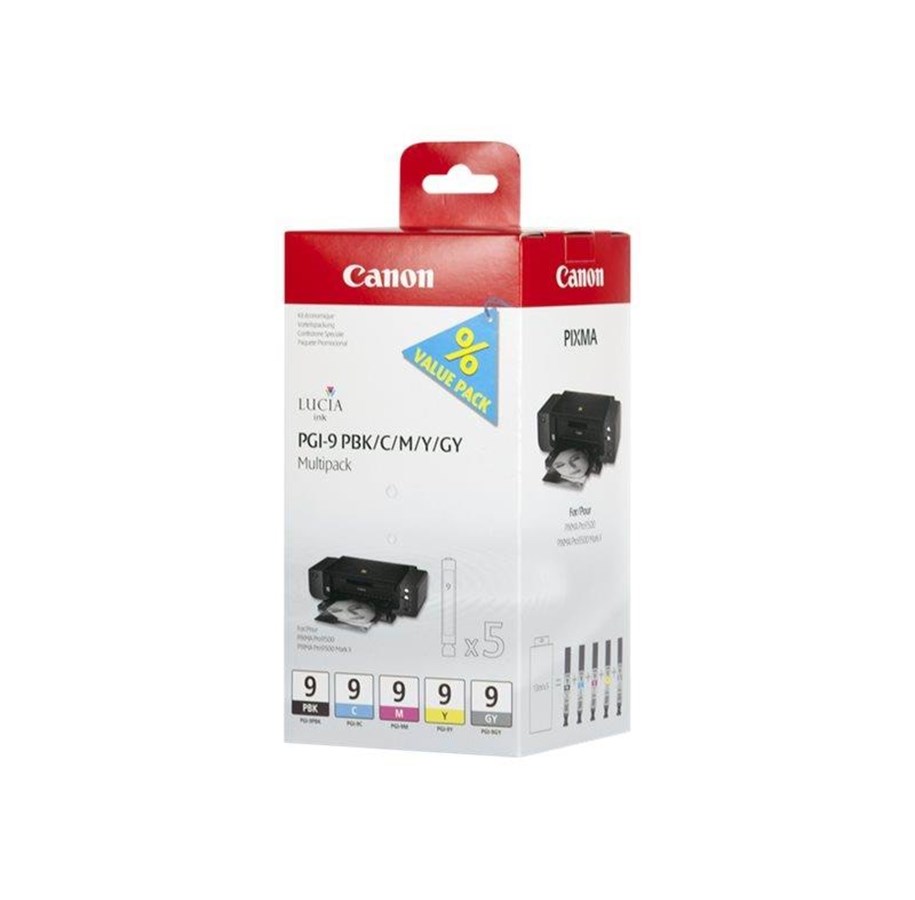 Druckerzubehör - Tinte & Toner - Canon PGI-9 / 1034B013 Multi Pack - Tintenpatrone Cyan - 1034B013