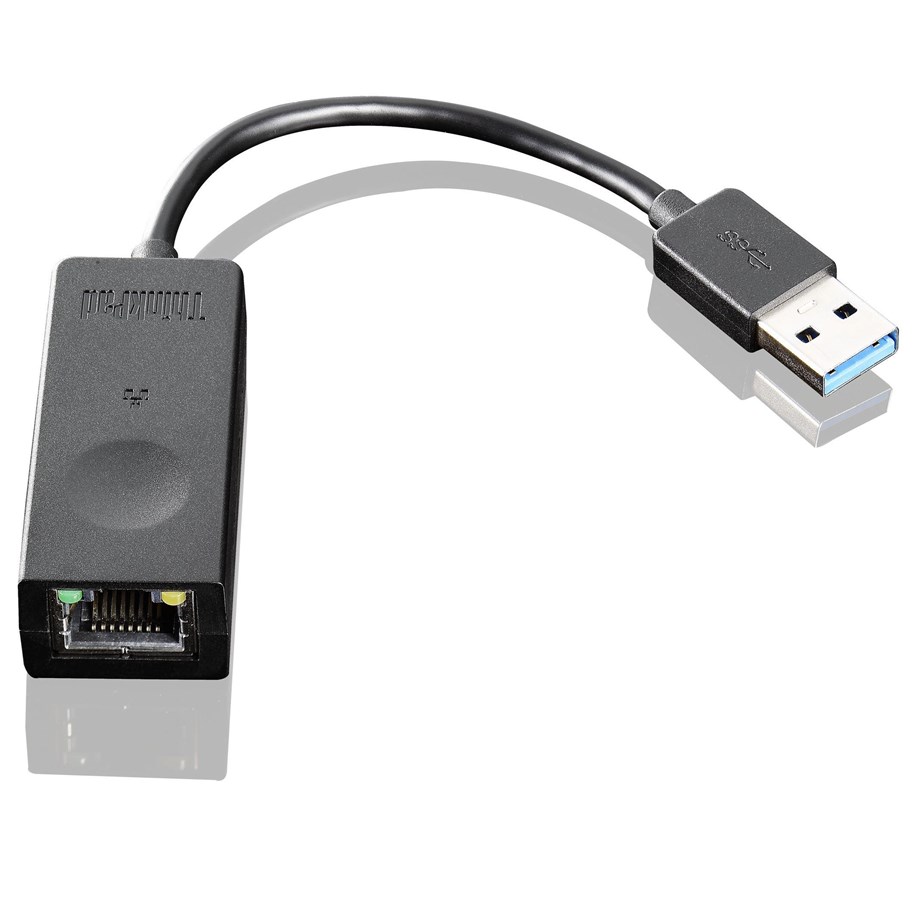 Netzwerkadapter (Netzkarte, Druckserver, u.s.w.) - Lenovo ThinkPad USB 3.0 Netzwerk Adapter - 4X90E51405