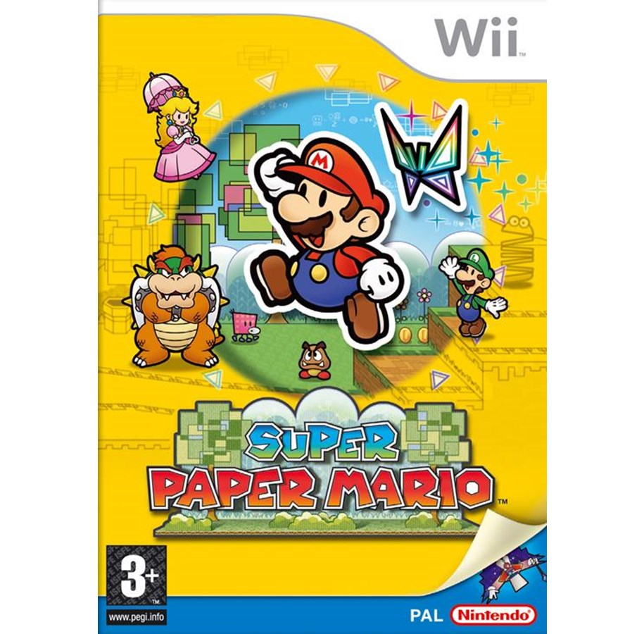 Spiele - Super Paper Mario - Nintendo Wii - Action - PEGI 3 - 045496366308