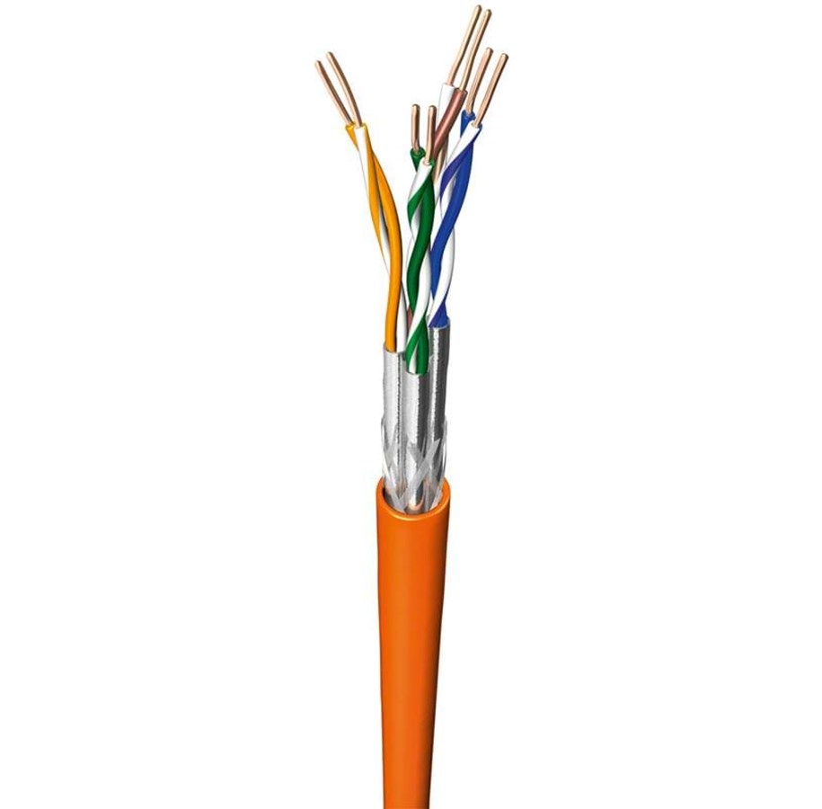 Netzwerk - Kabel - Pro LAN STP CAT 7 900MHz - 100m - Orange - 100m - 8717511116688
