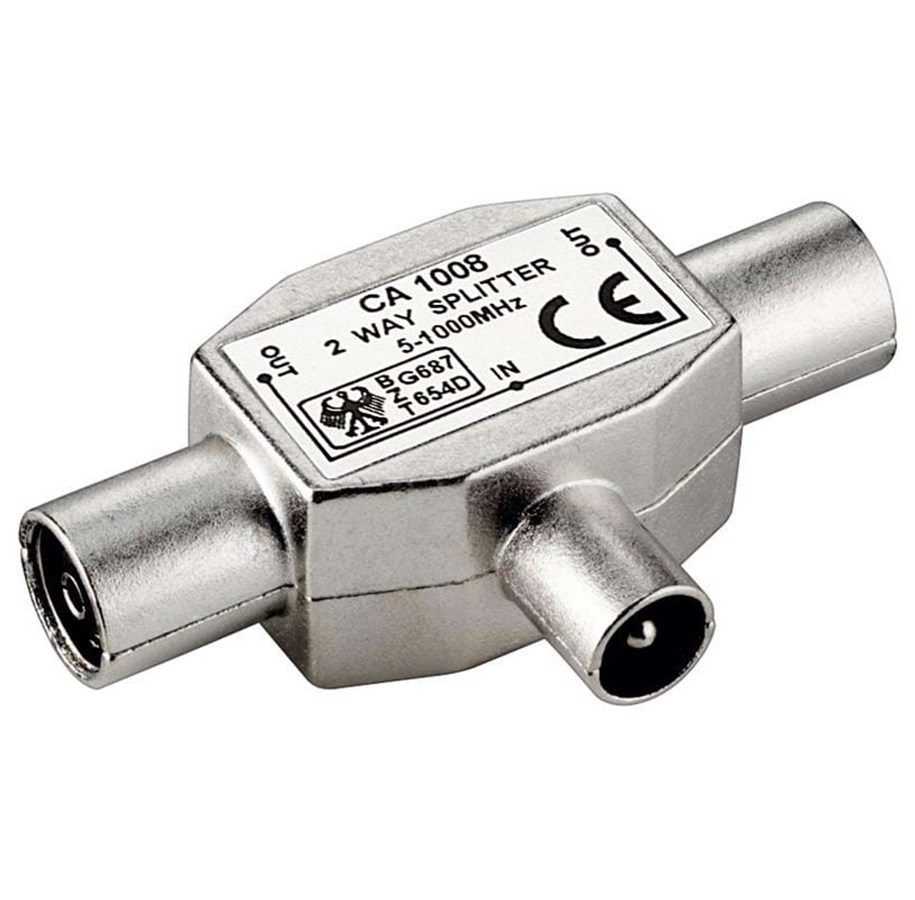 Antennenkabel - Pro Antenne T-plug 9.5mm 2xM - 1xF - 4040849115332