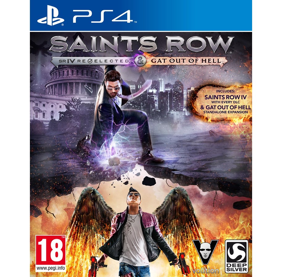Spiele - Saints Row IV: Re-Elected + Gat Out of Hell - Sony PlayStation 4 - Action - PEGI 18 - 4020628862220