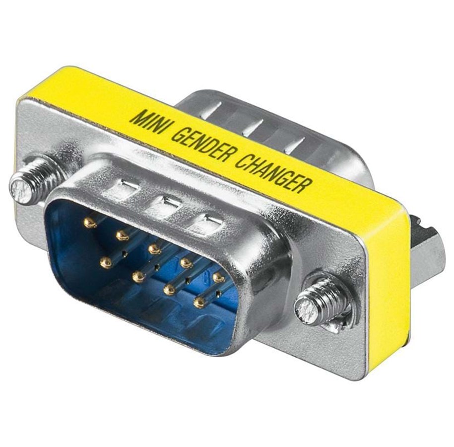 Parallele / Serielle Kabel - Pro Gender Changer Seriell RS232 9P (M/M) - 4040849503009