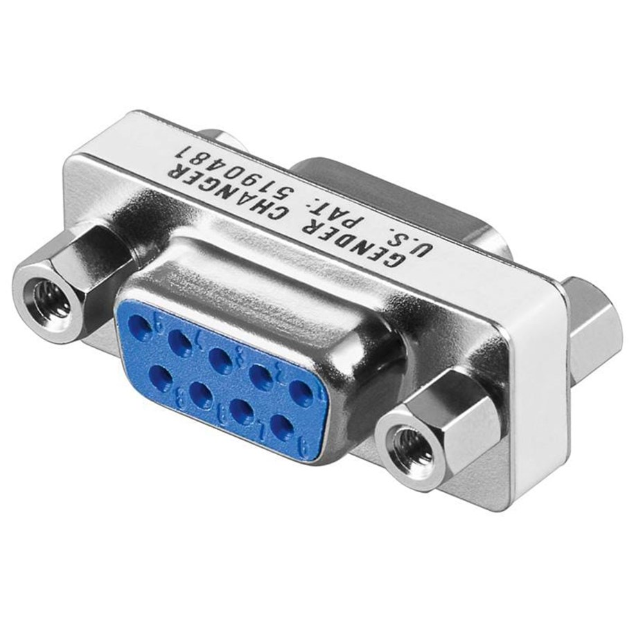 Parallele / Serielle Kabel - Pro Gender Changer Seriell RS232 9P (F/F) - 4040849503016