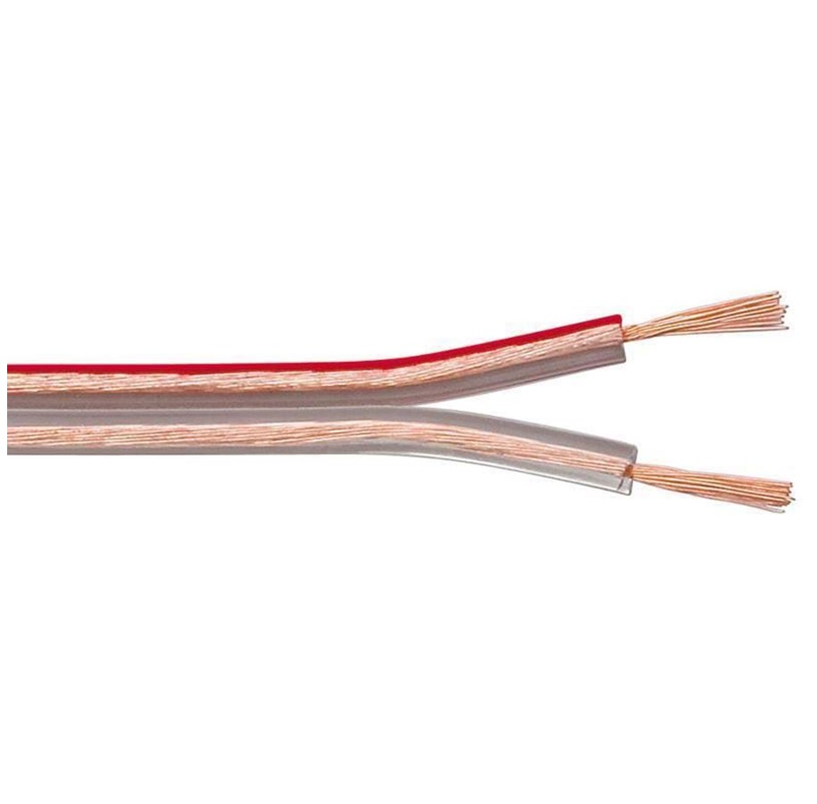 Audio Kabel - Pro Lautsprecher Kabel 2.5mm Clear - 50m - 4040849151323
