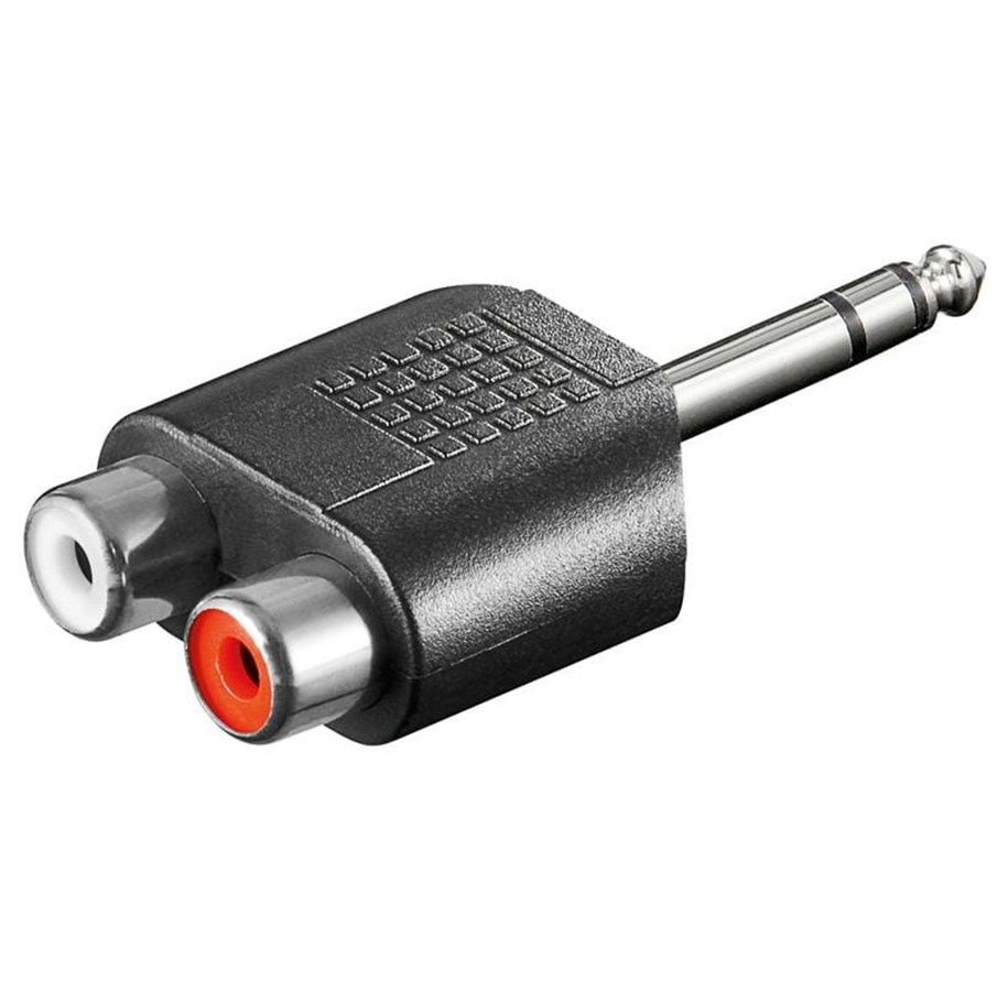 Audio Kabel - Pro Audio adapter 2xRCA F - Jack M - 4040849116155