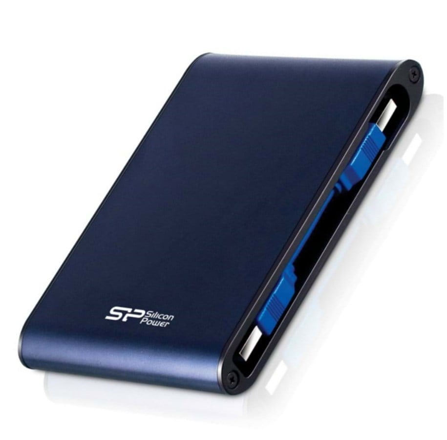 Festplatten - Extern - Silicon Power Armor A80 - Extern Festplatte - 1TB - Blau - SP010TBPHDA80S3B