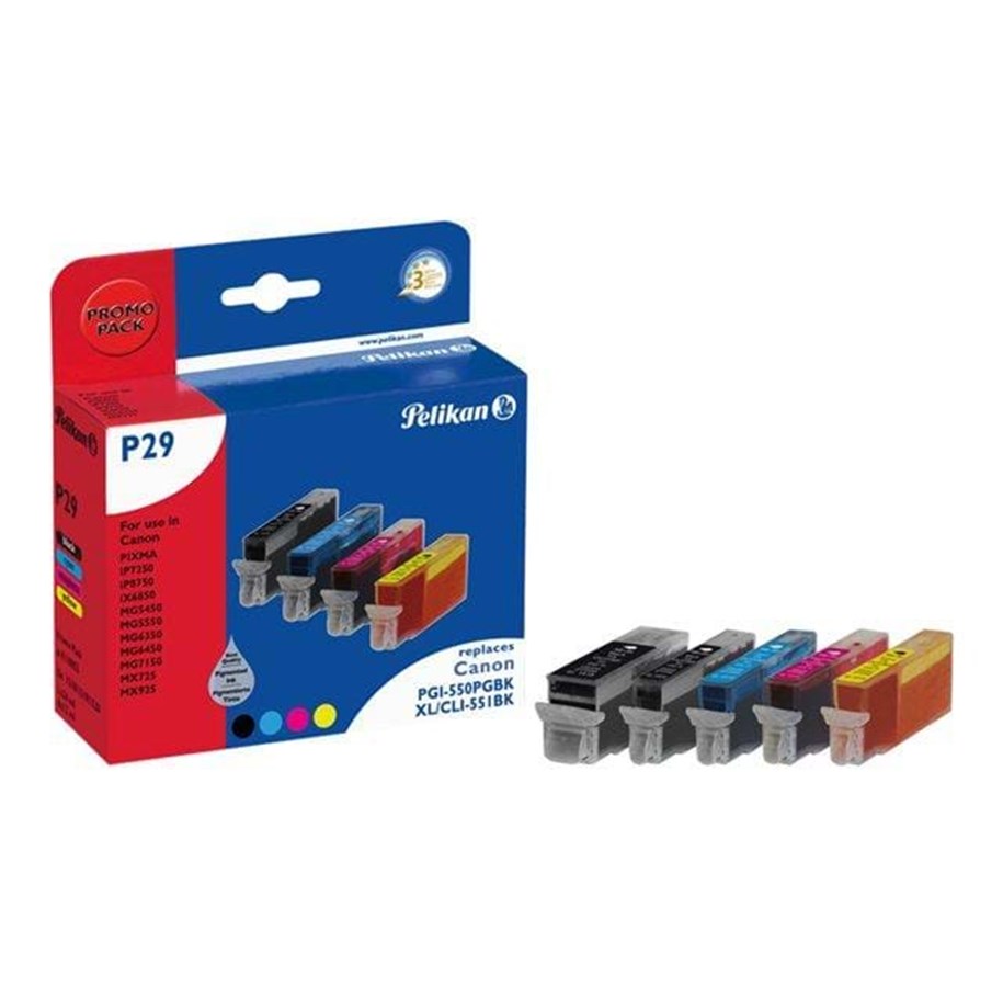 Druckerzubehör - Tinte & Toner - Pelikan P29 Promo pack - 4110053