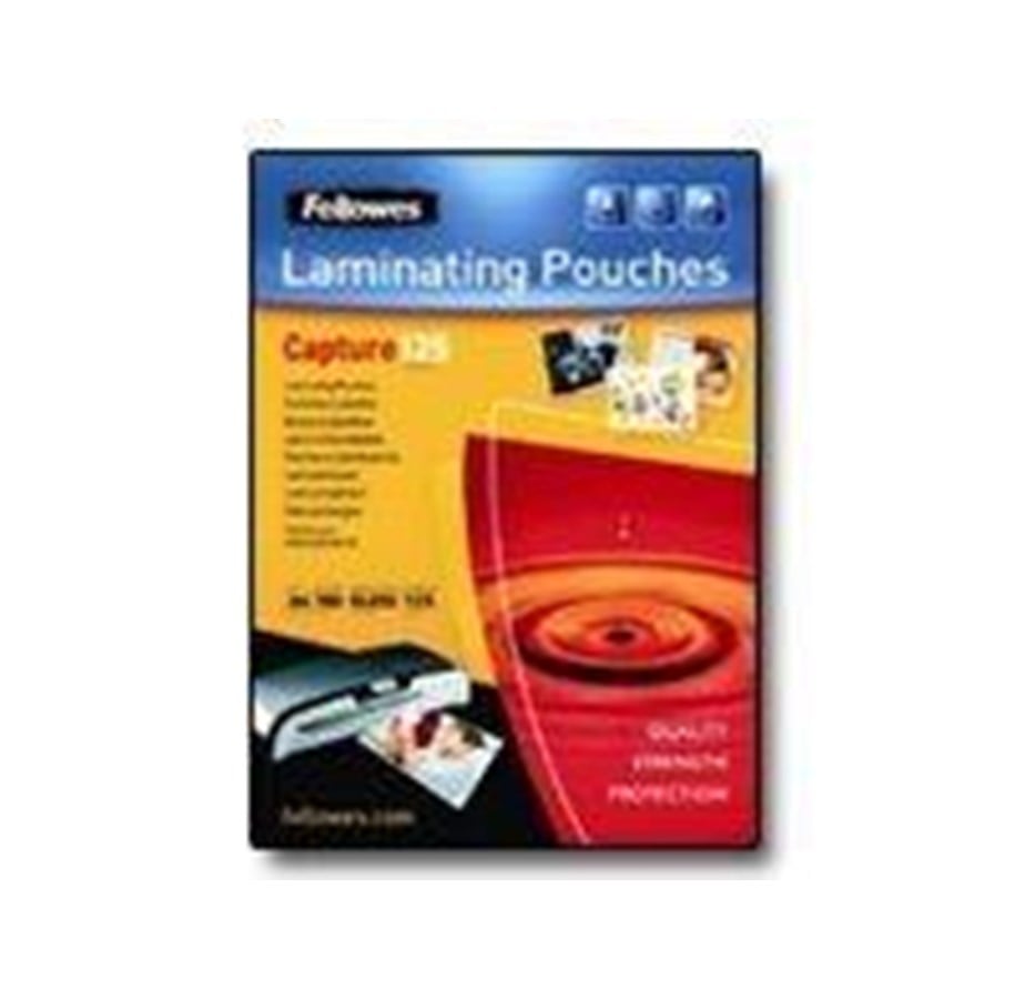 Laminierung - Fellowes Glänzende Karten-Laminierfolie 125 Mikron - 75x105mm - 5306901