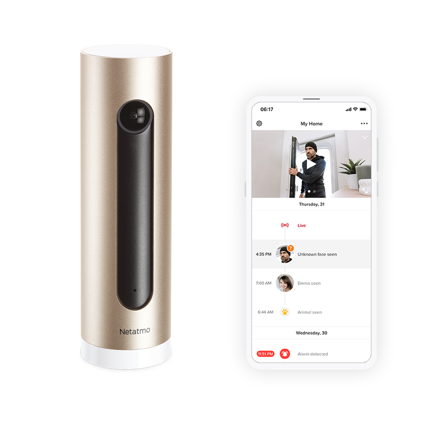 Smart-Home - Netatmo Welcome  Smarte Innenkamera - NSC01-EU