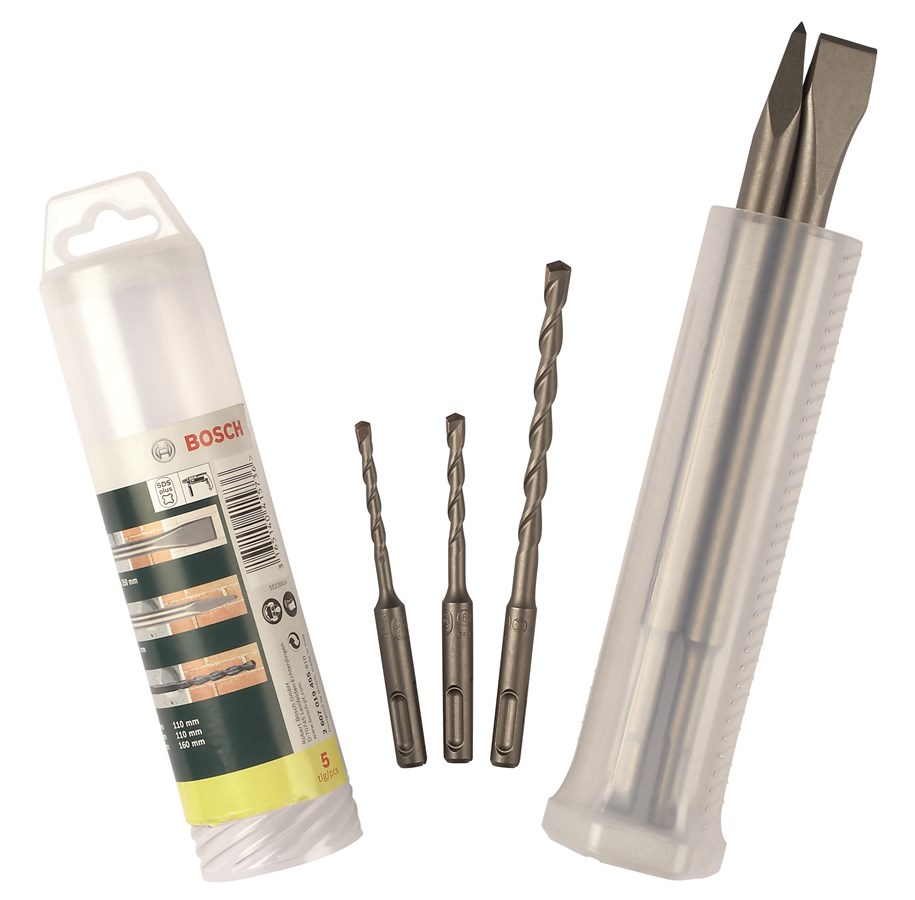 Bohrer & Bits - Bosch borbit og mejsel-sæt - 2607019455