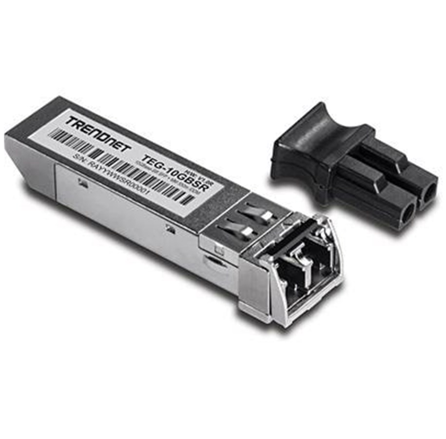Repeater, boosters, bridges & Transceiver - TRENDnet TEG-10GBSR 10GBASE-SR SFP+ Multi Mode LC Module 550 m (1.804 feet) with DDM - TEG-10GBSR