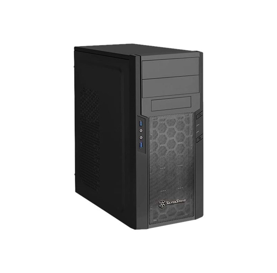 Gehäuse - SilverStone Precision PS13 - Gehäuse - Miditower - Schwarz - sst-ps13b