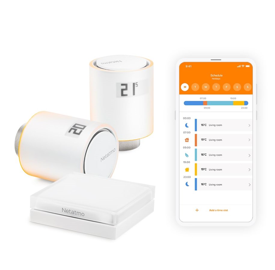 Smart-Home - Netatmo Starter Pack Smart Radiator Thermostats - NVP-EN