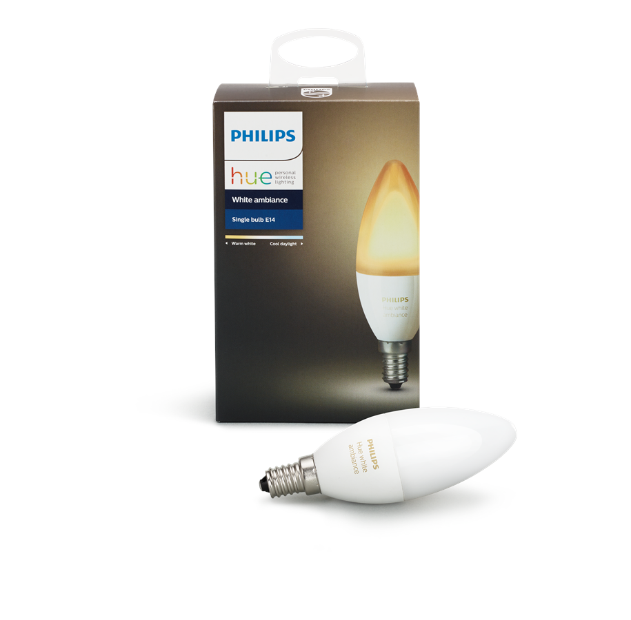 Smart-Home - Philips Hue White Ambiance E14-Lichtquelle - 929001301401