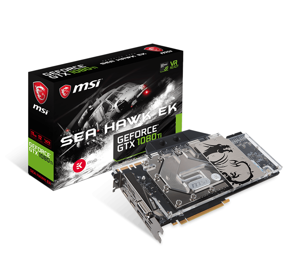 Grafikkarte - MSI Sea Hawk EK X - 11GB GDDR5X RAM - Grafikkarte - GTX 1080 Ti SEA HAWK EK X