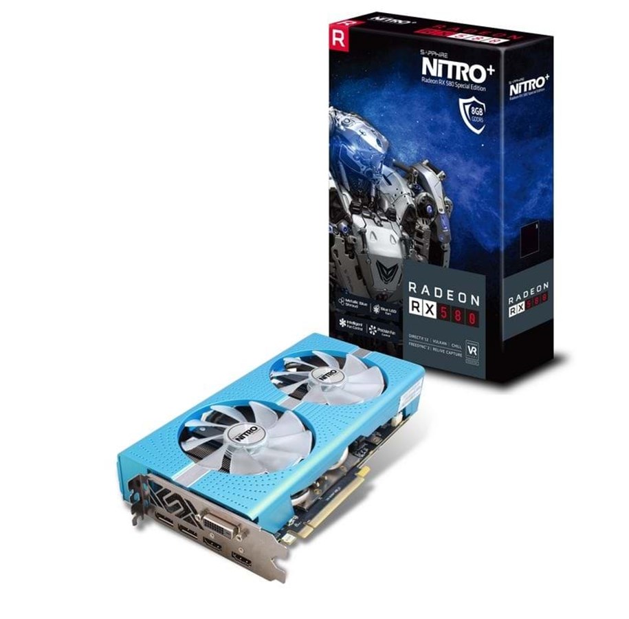 Grafikkarte - Sapphire Radeon RX 580 NITRO+ SE - 8GB GDDR5 RAM - Grafikkarte - 11265-21-20G