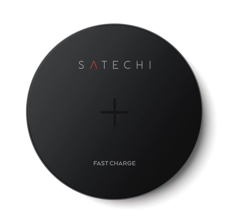 Handys - Adapter und Ladegeräte - Satechi Wireless Charging Pad - Space Grey - ST-WCPM