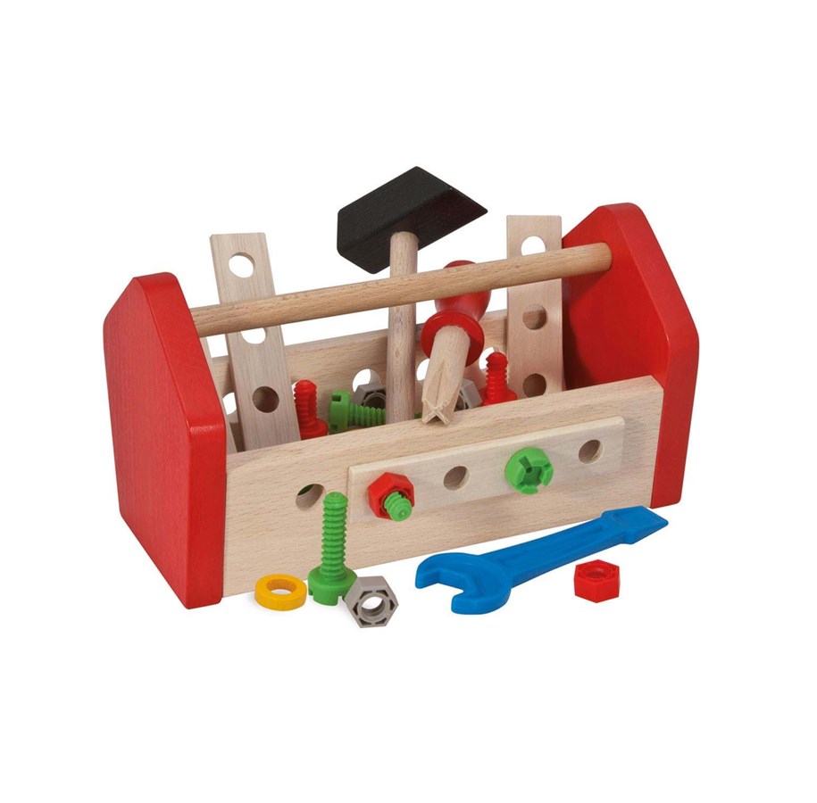 Holzspielzeug - Eichhorn Werkzeugkiste aus Holz - 100028103