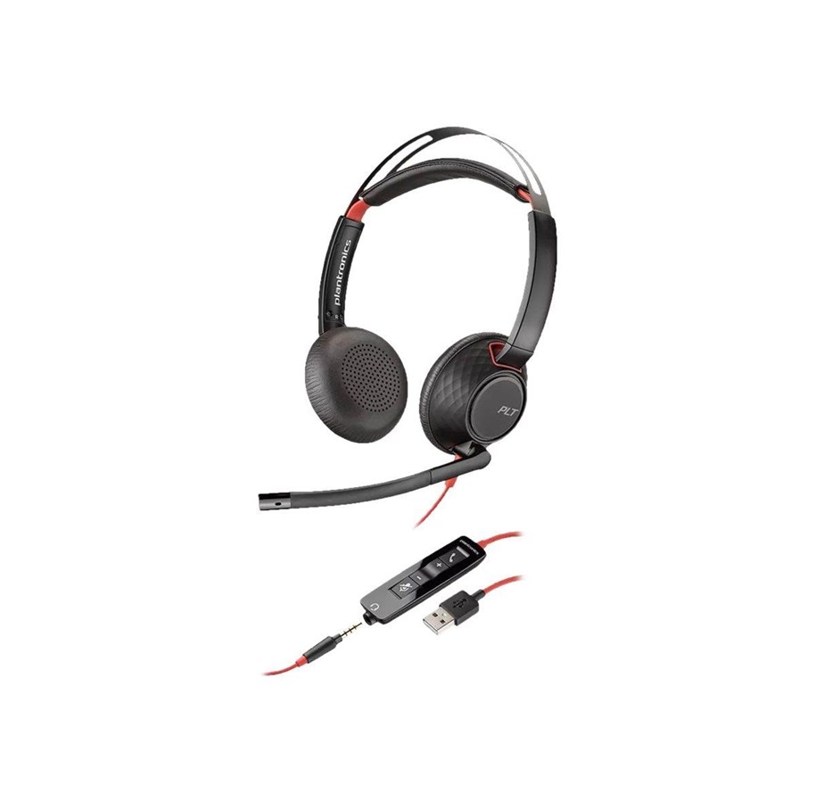 Kopfhörer/Headsets - Poly Blackwire 5220 Stereo USB-A - 207576-201