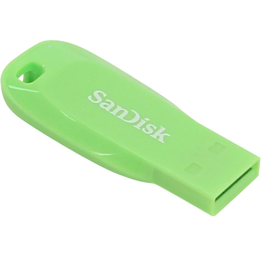 USB-Stick - SANDISK Cruzer Blade - Grün - 16GB - USB-Stick - SDCZ50C-016G-B35GE
