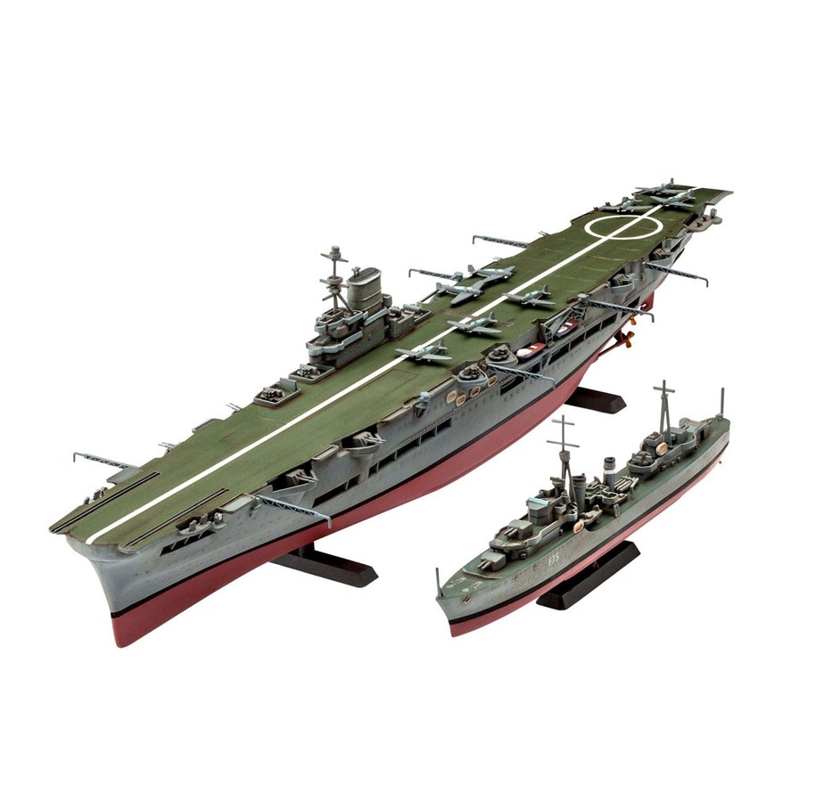 Modellbau - Revell HMS Ark Royal & Tribal Class Destoyer - 05149