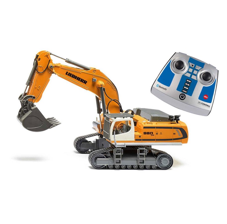 Ferngesteuert - SIKU Liebher R980 Sme Crawler Excavator + Control - 6740